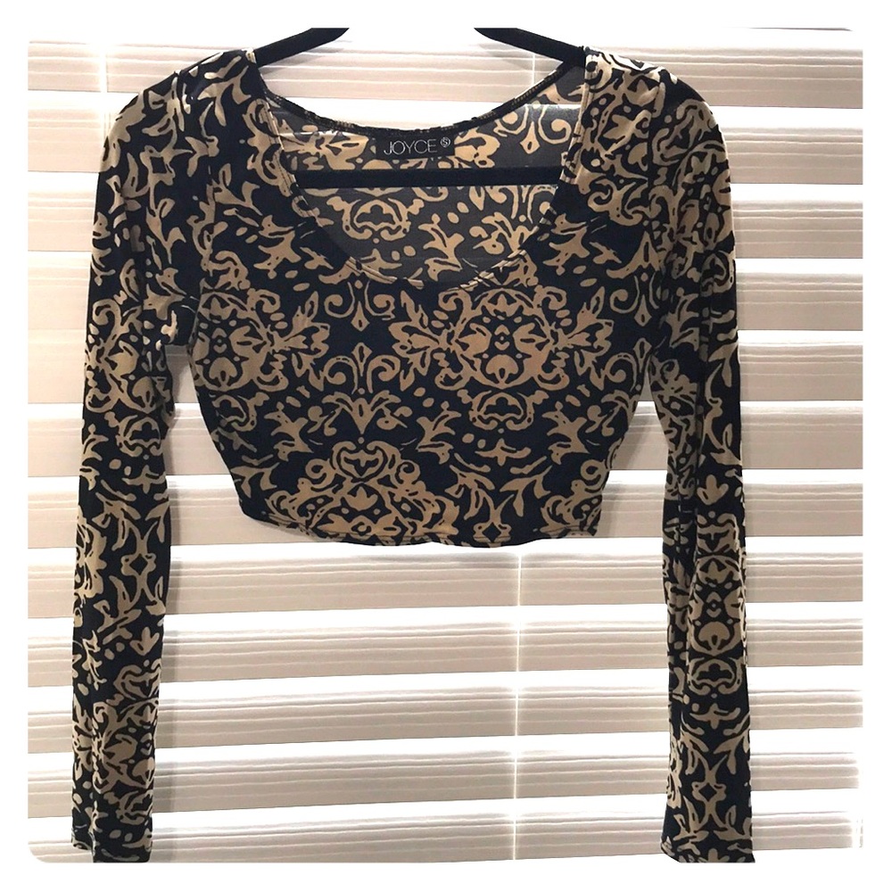 Long Sleeve Crop Top